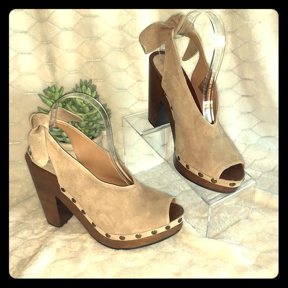 Ulla Johnson Mina Leather wooden clog - Picture 4 of 16